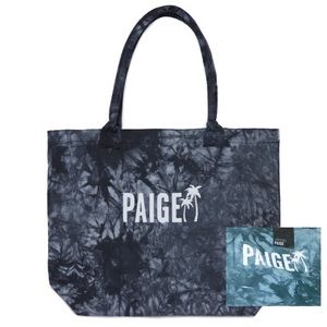 NWT PAIGE 🌴 Teal Tie Dye Palm Tree Tote Bag